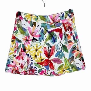 RipSkirt Hawaii Wrap Skirt Wildflower Watercolor Womens Small Length 1 Mini